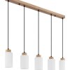 Globo Rowena lámpara colgante de 5 luces para comedor, cocina y salón, 100 cm