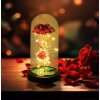 Globo Rosalina lámpara decorativa de mesa LED rosa bajo cúpula, 20 LEDs 2900 K 4 W