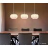 Globo Juana lámpara colgante moderna de 3 luces para comedor, cocina y salón