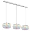 Globo Juana lámpara colgante moderna de 3 luces para comedor, cocina y salón