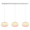 Globo Juana lámpara colgante moderna de 3 luces para comedor, cocina y salón