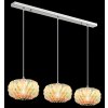 Globo Juana lámpara colgante moderna de 3 luces para comedor, cocina y salón