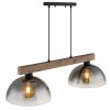 NOWA Romy lámpara colgante de techo para comedor y cocina, 2 luces E27 60 W