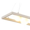 NOWA Nanda lámpara colgante rectangular para comedor y salón 4 luces G9 84 cm moderna