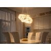 Globo Lidia lámpara colgante LED de aro Ø 61 cm 2700-6000 K 5668 lm 55 W