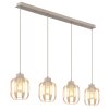 Globo Arlen lámpara colgante para comedor tipo jaula 4 luces E27, diseño moderno
