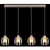 Globo Arlen lámpara colgante para comedor tipo jaula 4 luces E27, diseño moderno