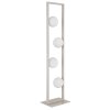 NOWA Nanda lámpara de pie cuadrada para salón 4 luces, 110 cm, moderna