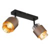 Globo Milley plafón de techo moderno de 2 focos E27 40 Watt para comedor y pasillo