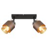 Globo Milley plafón de techo moderno de 2 focos E27 40 Watt para comedor y pasillo