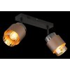 Globo Milley plafón de techo moderno de 2 focos E27 40 Watt para comedor y pasillo