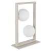 NOWA Nanda lámpara de mesa decorativa moderna de 2 luces G9 para salón y pasillo