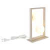 NOWA Nanda lámpara de mesa decorativa moderna de 2 luces G9 para salón y pasillo