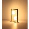 NOWA Nanda lámpara de mesa decorativa moderna de 2 luces G9 para salón y pasillo