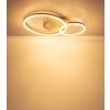 Globo Sanford LED plafón de techo moderno de 2 aros 30 W 3000 K 3185 lm