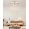 Globo Rubio lámpara de techo LED plafón de aros ovalados moderna 9750 lm 3000 K