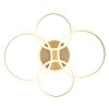 Globo Rubio lámpara de techo LED plafón de aros ovalados moderna 9750 lm 3000 K