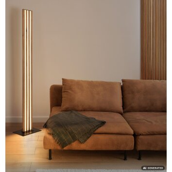 Globo Hayden LED lámpara de pie alargada de diseño moderno para salón, pasillo y cocina