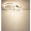 Globo Francine LED lámpara de techo de anillos moderna y minimalista para salón y comedor