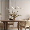 Globo Spiro lámpara colgante lineal LED 80 cm para comedor 3000 K 2510 lm