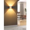 Globo Rojas LED aplique de pared, lámpara de pared angular moderno para salón y comedor