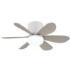 Globo Delores ventilador de techo LED con luz y mando a distancia, moderno