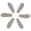 Globo Delores ventilador de techo LED con luz y mando a distancia, moderno