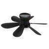Globo Delores ventilador de techo con luz LED y mando a distancia para salón