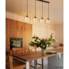 Swanson Globo lámpara colgante para isla de cocina moderna 4 luces 113 cm 40 Watt
