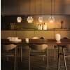 Globo Daren lámpara colgante de comedor 4 luces E27, longitud 108,7 cm, moderna
