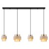 Globo Daren lámpara colgante de comedor 4 luces E27, longitud 108,7 cm, moderna