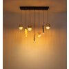 Globo Daren lámpara colgante alargada de 4 luces para comedor y salón, estilo moderno