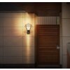 Globo Horace aplique exterior decorativo de pared moderno E27 con jaula geométrica