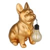 Globo DOGLI lámpara solar para caminos perro bulldog LED 3000 Kelvin 6 Watt