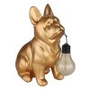 Globo DOGLI lámpara solar para caminos perro bulldog LED 3000 Kelvin 6 Watt