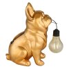 Globo DOGLI lámpara solar para caminos perro bulldog LED 3000 Kelvin 6 Watt
