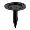 Globo AKRON aplique solar LED exterior cuadrado de pared para caminos moderno