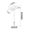 Globo VOTARO aplique solar de pared LED con sensor de movimiento para exterior