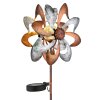 Globo ROSALI lámpara solar de jardín LED para caminos flor decorativa 6 W 3000 K