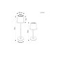 Globo VANNIESO lámpara solar de mesa exterior LED con interruptor para terraza moderna