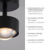 Schöner Wohnen-Kollektion KULU LED plafón de techo giratorio 3000 Kelvin 450 Lumen 4,8 Watt
