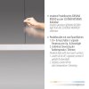 SCHÖNER WOHNEN ADRIANA ROUND lámpara colgante lineal de comedor LED 2 luces regulable