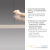 SCHÖNER WOHNEN-Kollektion ADRIANA ROUND LED lámpara colgante lineal, 2 luces