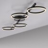 Schöner Wohnen-Kollektion MINI RITUS plafón LED, lámpara de techo moderna de aros