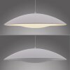 SCHÖNER WOHNEN-Kollektion LENTE LED lámpara colgante semiesférica 50 cm, 23 Watt, 3200 Lumen, 3000 Kelvin