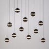 SCHÖNER WOHNEN-Kollektion LINI lámpara colgante LED globo 11 luces regulable en altura 114 cm