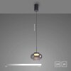 SCHÖNER WOHNEN-Kollektion SIA LED lámpara colgante regulable en altura, 20 cm de largo, 3000 K, 680 lm, 4,5 W