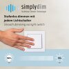 SCHÖNER WOHNEN-Kollektion SIA LED lámpara colgante regulable en altura, 20 cm de largo, 3000 K, 680 lm, 4,5 W