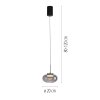 SCHÖNER WOHNEN-Kollektion SIA LED lámpara colgante regulable en altura, 20 cm de largo, 3000 K, 680 lm, 4,5 W