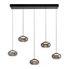 SCHÖNER WOHNEN-Kollektion SIA lámpara colgante LED 5 luces 3000 Kelvin 950 lúmenes 6 vatios